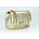 BELLI Nappa Leder Abendtasche "Paris" gold